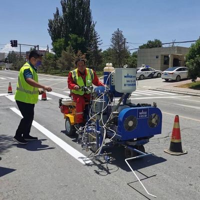 MMA Booster Pushing Road Line Marking Machine do opryskiwania chodnika