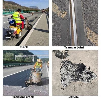 Zmiana metody rozpuszczania asfaltu w drógie (Melt Modified Asphalt Road Patching Premix)