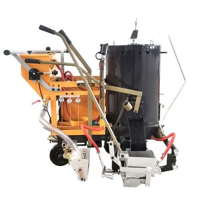 Maszyna do odciągania linii drogowych termoplastycznej, z ruchem ludzkim