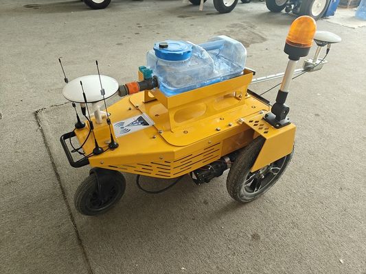 Inteligentny robot do wstępnego znakowania maszyn drogowych - pozycjonowanie satelitarne