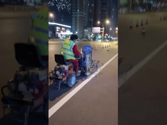 Dwie części bezprzewodowa maszyna do oznaczania dróg