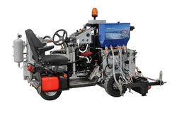 Mały termoplastyczny wózek do oznaczania dróg